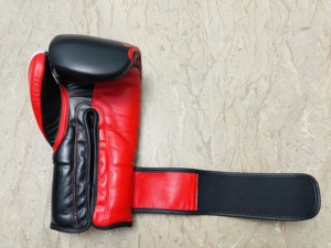 Guantes de Boxeo Profesionales de Competición, Cuero Premium, Cierre Ajustable de Velcro, Unisex, para Kickboxing y Muay Thai - Product Image 3