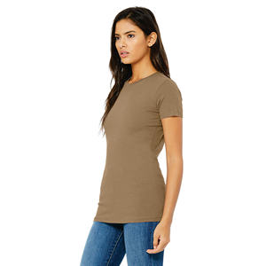 Camiseta de Mujer de Manga Corta para Gimnasio y Fitness, Lisa, Nueva Llegada, Cómoda, Talla Grande, Verano, con Logotipo Personalizado OEM - Product Image 2