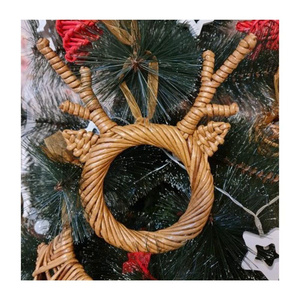 Handcrafted Rattan Christmas Bell Hanging Decor from Vietnam for Hotels Resorts Boutiques and Seasonal Markets - Product Image 6