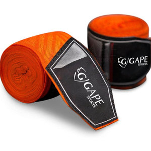 GAPE SPORTS Bandages de compression en coton/nylon avec fermeture auto-agrippante, respirants, écologiques, pour la boxe et le fitness, équipement de protection unisexe - Product Image 1