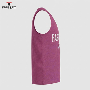 Gym <b>Singlets</b> <b>Men</b> Casual Tank Top Sports Clothes Stringer Bodybuilding Fitness 100% Cotton Quick Dry Breathable Made Pakistan - Product Image 3