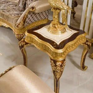 Juego de Sofás de Madera de Teca Sólida de Lujo Zeravienne, Muebles de Sala de Estar de Madera Premium, Hechos a Mano, Elegantes y Clásicos, para Interiores del Hogar - Product Image 2
