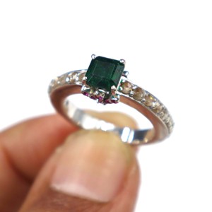 <b>Emerald</b> with Diamond Cut Gemstone <b>Ring</b> 925 Sterling <b>Silver</b> <b>Ring</b> Wholesale Natural <b>Emerald</b> Stone <b>Silver</b> <b>Ring</b> Jewelry Gift - Product Image 6