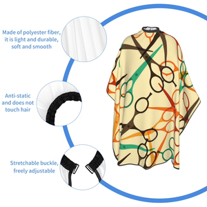Cape de Salon pour Enfants Légère Imperméable Tissu de Coiffure Haute Qualité Vente en Gros Couleur Unique 2026 - Product Image 5