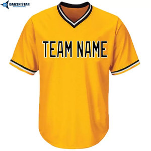 Men Sports Baseball Jersey Custom Printed Team Wear Athletic Performance Shirt - Product Image 4