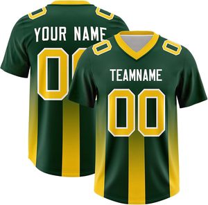 Concevez votre propre maillot de football américain – Fournisseur de vêtements de sport pour hommes en mélange de spandex, à transfert thermique, anti-transpiration, pour l'entraînement – Fournisseur professionnel - Product Image 2
