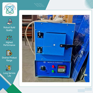 Horno de mufla eléctrico de acero dulce de alta calidad y gran demanda, con recubrimiento en polvo y controlador PID, de origen indio. - Product Image 4