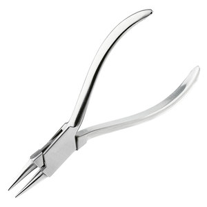 Pince ronde standard, 130 mm, instrument dentaire pour fils en acier inoxydable jusqu'à 1,0 mm, pour la formation et le pliage de boucles de précision - Product Image 3