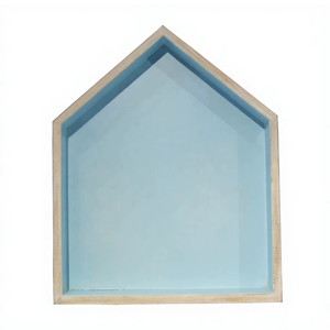 Plateau de service pentagonal en bois de manguier pour la maison, idéal pour servir des aliments et des boissons, parfait pour la cuisine, la salle à manger et l'usage domestique - Vente en gros - Product Image 3