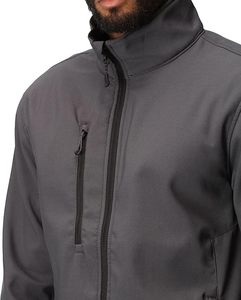 Veste Softshell d'hiver pour homme, coupe-vent, imperméable, avec logo personnalisé, idéale pour le travail en extérieur, en polyester. - Product Image 5