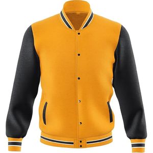 Chaqueta Varsity para Hombre de Material Duradero, Venta al por Mayor, Logotipo y Color Personalizados, Antiarrugas, Calidad Premium - Product Image 2