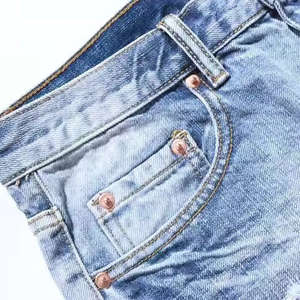 Pantalones Cortos de Mezclilla de Verano 2026 Personalizados de Alta Calidad para Hombre, Jeans Cortos para Hombre, Jeans Deportivos Regulares, Pantalones Cortos para Hombre - Product Image 5
