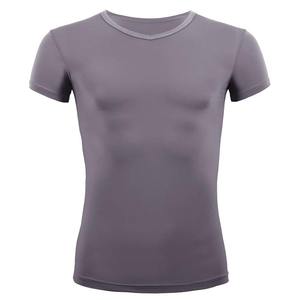 เสื้อยืดออกกำลังกายผู้ชาย แขนสั้น ทรงสลิมฟิต ยืดหยุ่นสูง ใส่สบาย เหมาะสำหรับฟิตเนสและออกกำลังกายทั่วไป - Product Image 6
