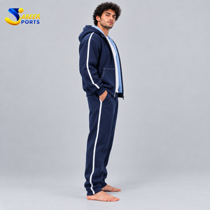 <b>Top</b> Selling Men Double <b>Layer</b> Tracksuit Made with Durable Fabric Offers Comfortable Fit Warm Feel Men Double <b>Layer</b> Tracksuit Set - Product Image 5