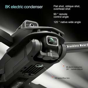 Drone professionnel V168 MAX avec caméra, positionnement GPS, écran, télécommande, évitement d'obstacles quadridirectionnel, moteur sans balais - Product Image 5