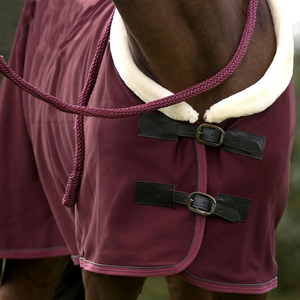 Couverture de voyage pour cheval d'hiver, respirante, en polaire, avec protection anti-transpiration, produit de haute qualité, couverture pour cheval - Product Image 4