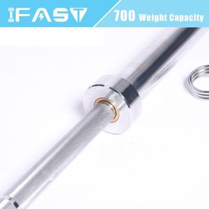 Bilanciere Solido Cromato da 4 Piedi per Home Gym, Barra per Curl da 5 Piedi per Allenamento Fitness, 7.2 Pollici per Piastre Olimpiche, Bilancieri da 2 Pollici per Sollevamento Pesi - Product Image 5