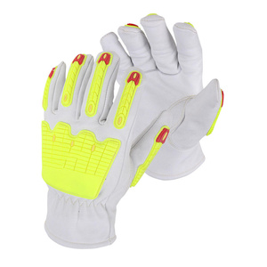 ถุงมือขับรถหนังแพะคุณภาพสูง ป้องกันแรงกระแทกด้วย TPR ทนทาน เหมาะสำหรับทำสวน - Product Image 6