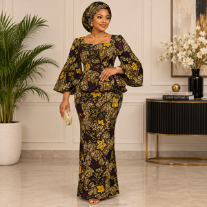 High Quality African Ankara Wax Printed Textile Fabric for Women Apparel Dressmaking Fashion and Sewing - Product Image 2