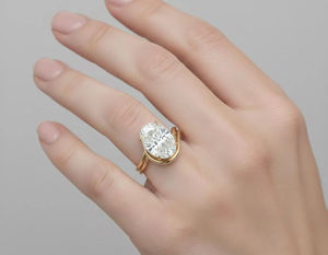 Anillo de Diamantes de Corte Esmeralda de 3 Quilates, Oro Amarillo para Mujer, Joyería Clásica de Compromiso, Diamantes Naturales Certificados por GIA - Product Image 6