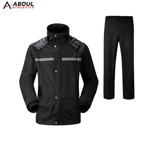 Men Windbreaker Suit Waterproof Windproof Lightweight Comfortable Durable Ideal For Road <b>Running</b> Cycling Hiking - Product Image 1