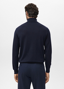 Stylish Men Knitted Sweater 100% Cotton Warm Breathable Quick Dry Anti-Wrinkle Durable Comfortable Daily Winter - Product Image 2