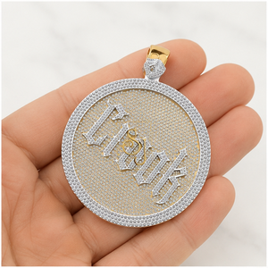 925 Sterling <b>Silver</b> Gold Plated Unisex Hip Hop Style Custom <b>Name</b> <b>Necklace</b> Fine Jewelry Classic Charm Pendants Moissanite Iced - Product Image 4