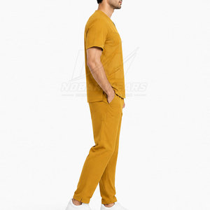 Conjunto de Uniforme Médico para Hombre, con Tela de Calidad, Cuello en V, Control de Humedad y Confección Profesional - Product Image 4