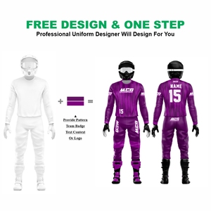 MCG Unisex Full Sleeve Motocross Racing Suit Sublimation Print Quick Dry Breathable <b>Plus</b> <b>Size</b> % Polyester Adult ATV Road Gear - Product Image 2