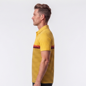 เสื้อโปโลกอล์ฟสำหรับผู้ชายระดับพรีเมียม ระบายอากาศได้ดี เสื้อโปโลน้ำหนักเบาสำหรับผู้ชายสำหรับเล่นกอล์ฟ - Product Image 3