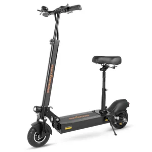 350W scooters électriques adultes 2 roues scooter électrique frein à tambour arrière 36v scooter électrique pliable avec siège adultes