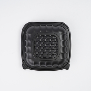Contenedor de Alimentos Reutilizable para Llevar, Apto para Microondas, de PP Negro, con Tapa Transparente, Desechable, para Viajes y Picnic, Libre de BPA, Reciclable, Diseño Moderno - Product Image 6