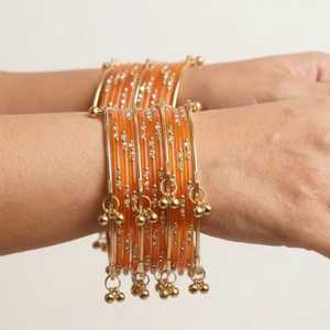 New Stylish Women Jewelry Sets Wedding Party Wear Kashmiri <b>Bangles</b> Sets Multi Colors Custom Sizes Kashmiri <b>Bangles</b> Churiyan Set - Product Image 4