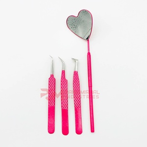 RMI New Arrival Tweezers 90 Degree Boot Volume <b>Eyelash</b> <b>Extension</b> Tweezer Logo <b>mink</b> Fan Making Tight Grip Lash Tweezer - Product Image 2