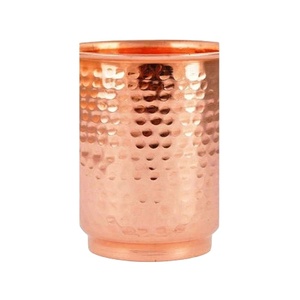 Elegante vaso de cobre martillado, a prueba de fugas, ligero, duradero y perfecto para uso en el hogar, restaurantes o como regalo. - Product Image 6