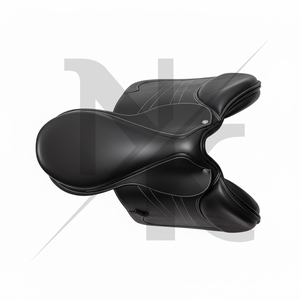 Wholesale English Jumping Dressage Saddle Genuine Leather Wood Tree Adjustable Gullet English horse racing products from India - Product Image 5