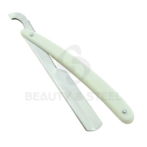 Professional Straight Edge Barber <b>Razor</b> Yellow Folding Shavette Single Blade Holder for Close Shaves and Precise Beard Trimming - Product Image 3
