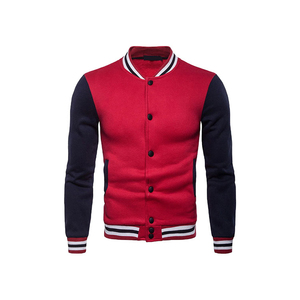 Chaqueta Varsity Unisex de Calidad Duradera con Cuello Alto, Diseño Geométrico y de Parches, Logotipo Frontal, Invierno, Sin Olor, Ecológica - Product Image 2
