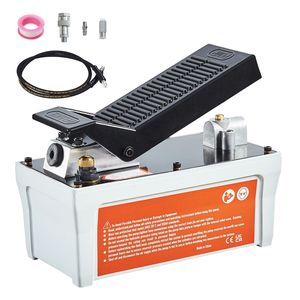 Pompa Idraulica ad Aria da 10.000 PSI con Serbatoio da 1/2 Gallone, Uscita Olio NPT 3/8'', Ingresso NPT 1/4'', Tubo da 6,6 Piedi, Azionamento a Pedale - Product Image 1
