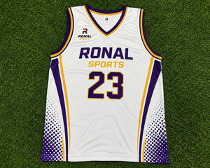Camiseta de Baloncesto para Hombre, Logotipo Personalizado, Uniforme de Equipo, Ligera, Absorbente de Humedad, Poliéster, Camiseta Deportiva, Venta al por Mayor de Fábrica - Product Image 6