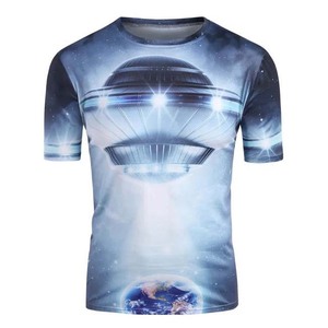 OEM 100% Cotton <b>Polyester</b> Tee Shirt High Quality Printed Summer <b>TShirt</b> Men Streetwear Crew Neck Sublimation T Shirt Men - Product Image 1