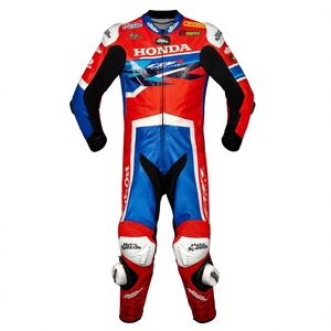 ชุดแข่งรถมอเตอร์ไซค์ Alvaro Bautista WSBK รุ่น Zonda MotoCP หนังวัวและหนังจิงโจ้ หนา 1.3 มม. พร้อมเกราะป้องกัน CE - Product Image 1