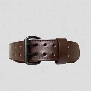 Adjustable leather lifting belt gym waist support bodybuilding fitness powerlifting heavy duty durable training Belt - Product Image 3