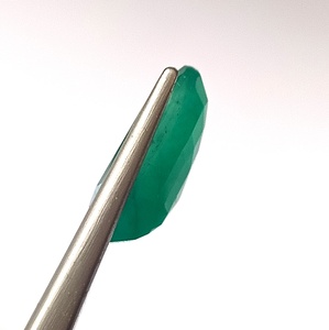 Piedra Preciosa de Esmeralda Verde Zambiana Natural de 6.25 Quilates, Corte Ovalado Facetado, Gemas de Zafiro Internacionales - Product Image 5