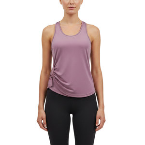Débardeurs de sport respirants et extensibles pour femmes, logo personnalisé, débardeur uni d'été pour femmes - Product Image 1