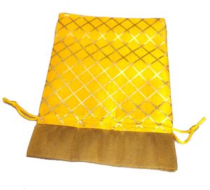 18CM X 25CM Silk Eco-Friendly Multi-Functional Drawstring Bags Pouches Potli Gift Wedding Jewelry Packaging Bridal Party Favors - Product Image 4