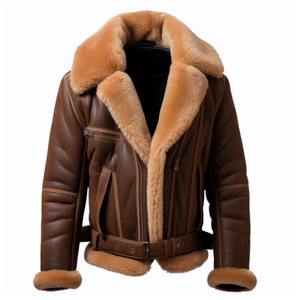 <b>SMART</b> SHINE ENTERPRISES <b>Men</b> High Quality Leather <b>Jacket</b> Soft Full Zip Casual Comfortable Durable Fashion Regular Fit Winter - Product Image 1
