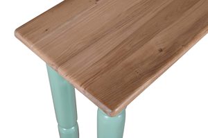 Elegant Sage Groove <b>Console</b> <b>Table</b> For Living Room Entryway And Hallway With Unique Groove Detailing And Modern Interior - Product Image 3