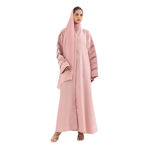 New Luxury Handmade <b>Abaya</b> Lace Muslim <b>Women</b> <b>Abaya</b> Modest Dresses with Matching Hjiab - Product Image 1