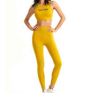 Conjunto de Yoga Casual para Mujer, Estilo Nuevo, Bra Deportivo, Logotipo Personalizado, para Gimnasio, Fitness y Yoga al Aire Libre - Product Image 6